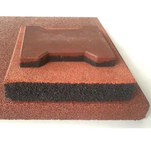 Wholesale Aisle Pavers Horse Rubber Matts Rubber Brick Paver Interlocking from china suppliers