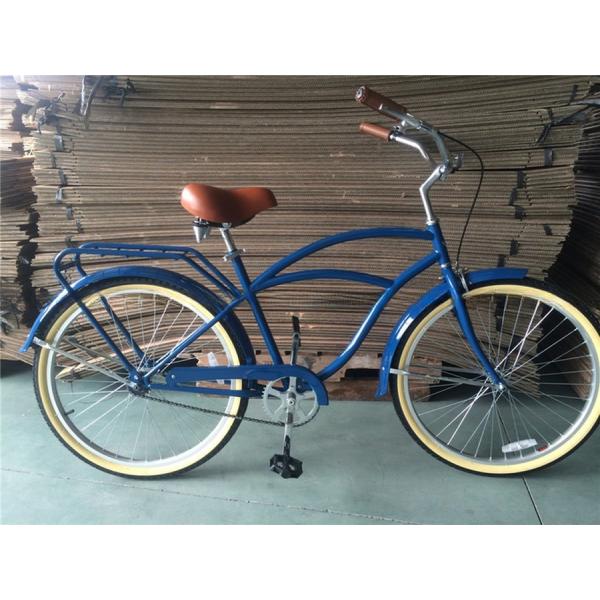 26 Inch Custom Stretch Single Speed Foot Brake Beach Cruiser Bike with Ordinary Pedal