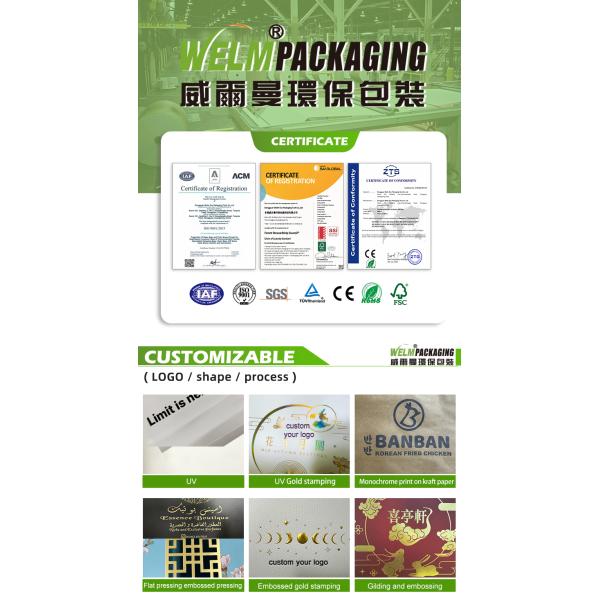 Wholesale Custom Logo Eco-Friendly Foldable Gift Box for Baked Goods and Ice Cream Packaging