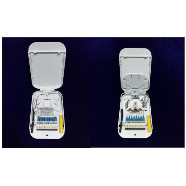 8 Core Ports Fiber Optic Cable Junction Box , Fiber Distribution Terminal Durable