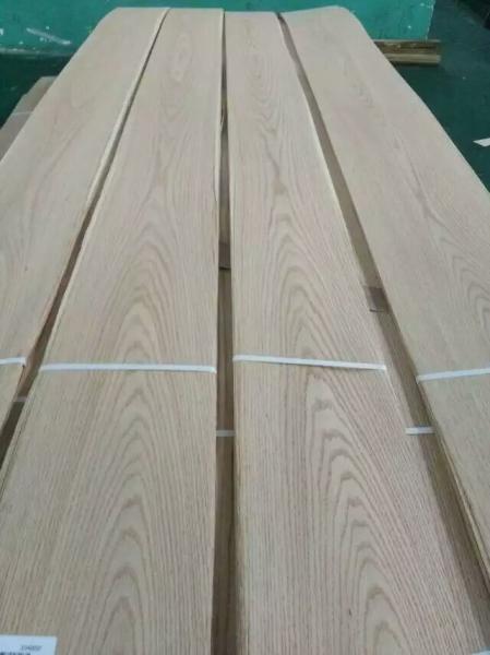 Quality 0.50MM Well-Sliced Crown Red Oak Natural Wood Veneer for Furniture Door Plywood for sale