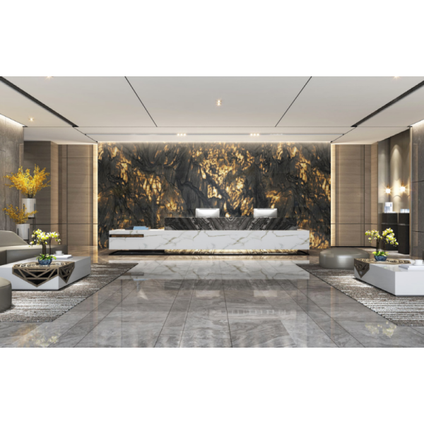 3D Printed Translucent Stone Wall Panel Luxury Texture Accent Wall Cladding