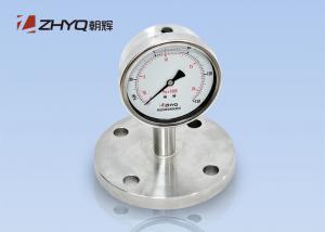 China Flange Mounting Diaphragm Seal Pressure Gauge High Reliability Good Specification on sale
