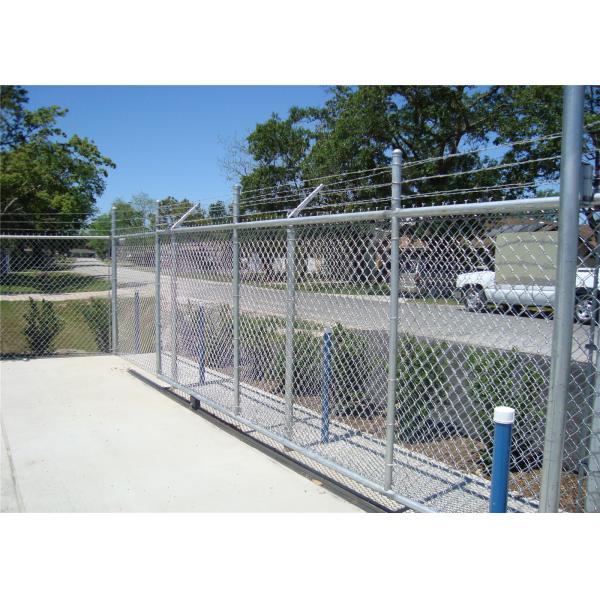 Green Black PVC Coated Galvanised Chain Link Fabric for Security Fence Boundary Railway Airport Prison Sport Tennis Cour