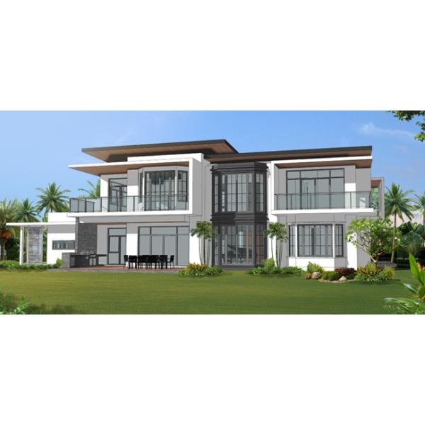 Light Gauge Steel Frame House Prefabricated Multi Family Homes for Real Estate Develop
