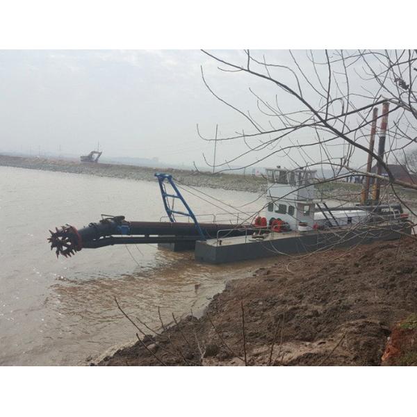 WN350 30kw Pump Mud Dredging Boat For Waterway Maintenance And Navigation