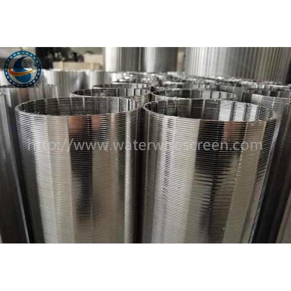 0.08mm Slot Opening Stainless Steel Wedge Wire Screen