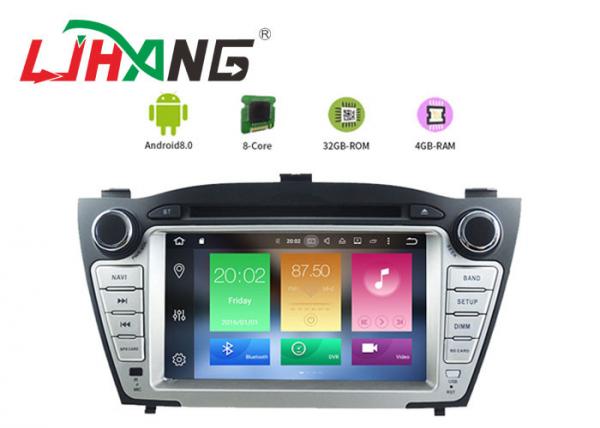 Quality Android 8.0 Hyundai Car DVD Player With Muti Language SD FM MP4 USB AUX for sale