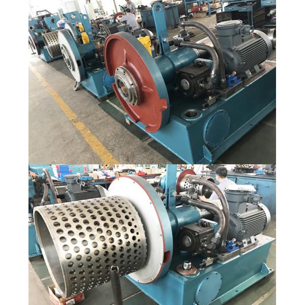 High performance automatic two stage pusher centrifuge for sea salt separation