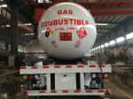 Semi Trailer LPG Gas Tanker Truck 14000Gal 54000 Liters In Hemispherical Dish