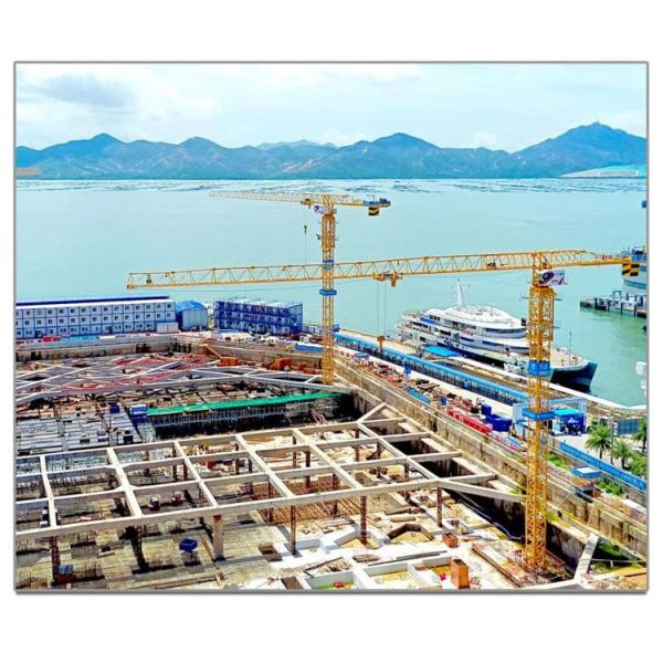 16ton construction crane ZTT296B Flattop Tower Crane 16t Capacity 75m Jib Length 2.5t Tip Load High Quality Hoisting Equipment
