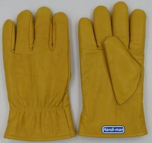China 10 inch Cow Grain Leather Working Gloves on sale