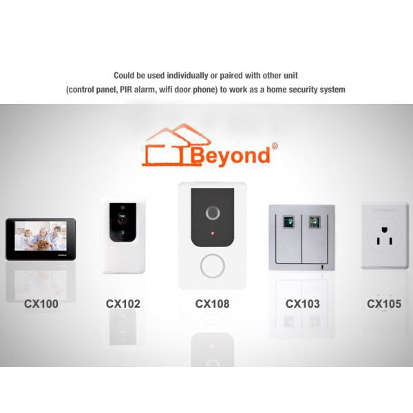 130DB Wireless Fire and Security Alarm Pet Camera with Infrared Array Sensor,Built-in Battery