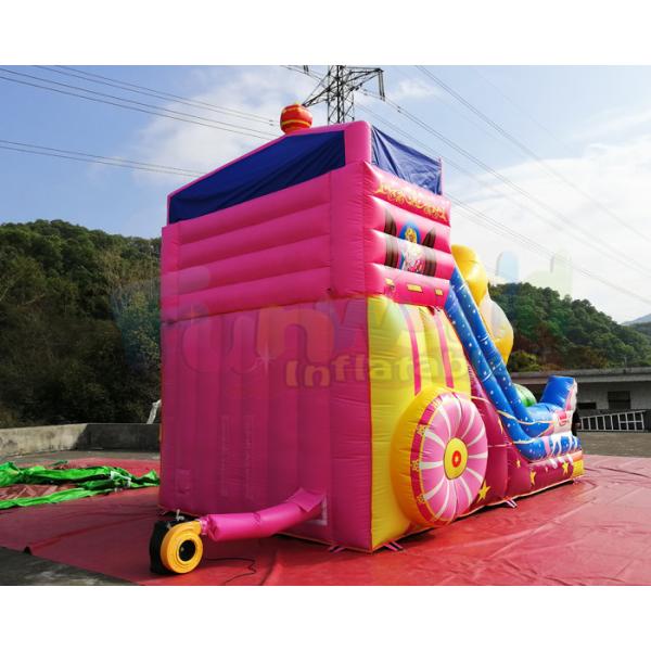 Unicorn Jumping Bouncy Castle Inflatable Bounce House With Slide