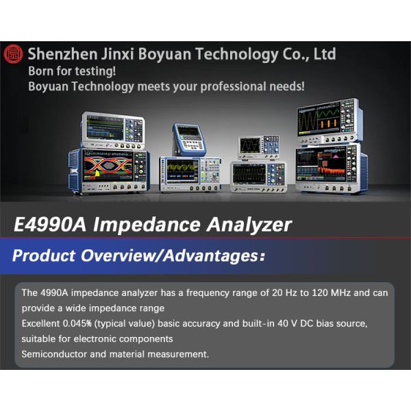 Keysight Agilent E4990A Impedance Analyzer with 20 Hz to 120 MHz High Frequency Range Electronic Test Instrument
