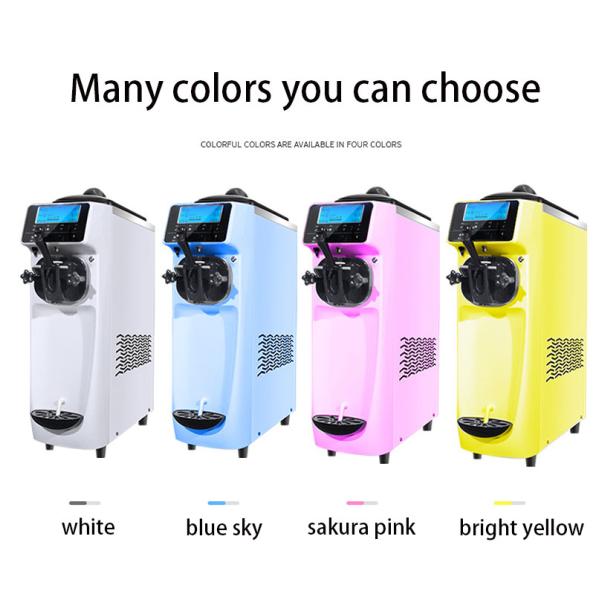 2023 Commercial Soft Serve Ice Cream Machine with 43KG Capacity and Making Function
