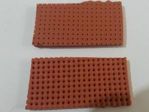 Wholesale yellow / Red Perforated Silicone Foam Sheet Size 10mm X 0.9m X 1.8m from china suppliers