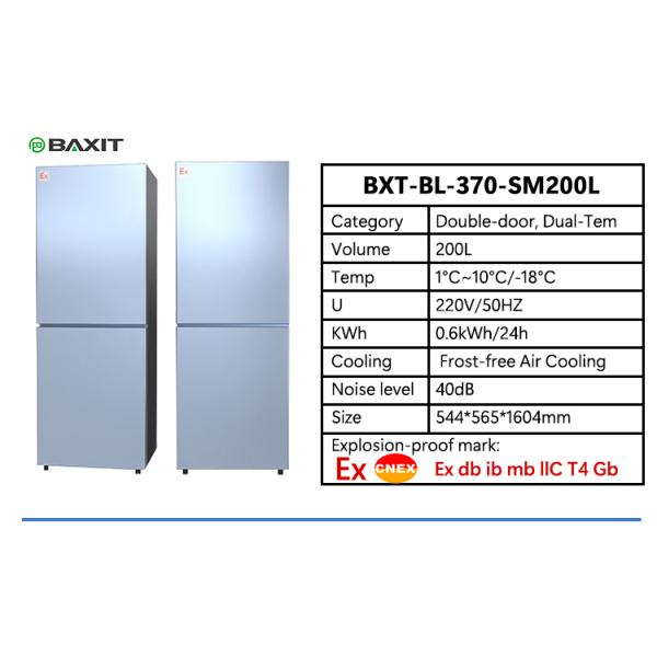 Double Door Explosion-proof Refrigerator Dual Temperature for Hazardous Material Storage