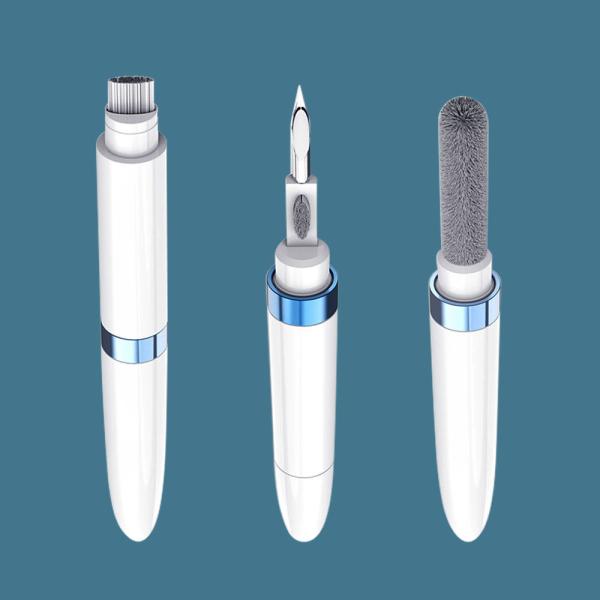 Wireless Laptop PC Cleaning Brush Kit For Keyboard Earphone 4In1 ODM