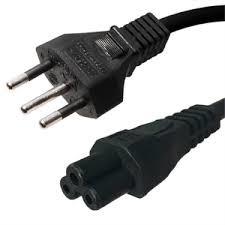 China PVC Brazil Black Flat Plug Extension Cord Customized Cable Length on sale