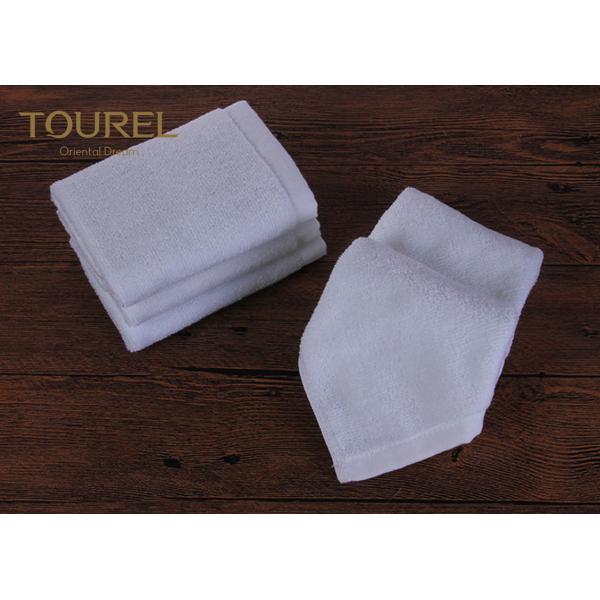 100% Cotton White Hotel Face Towel