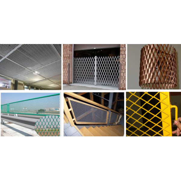 Aluminium Expanded Metal Mesh For Decorative Screening / Ceiling ISO9001