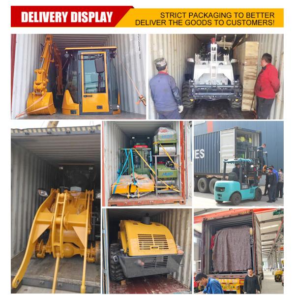 New Construction Equipment Mini 4x4 Wheel Loader Articulated Backhoe Loader Diesel Wheel Backhoe Excavator Loader