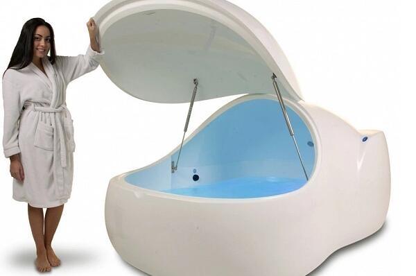 Quality Infrared Weight Loss Tank Spa Capsule Floating Therapy Tank 2.1 KWH Electric Consumption for sale