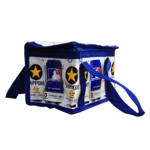 Wholesale Reusable Aluminum Foil Thermal Insulated Bags With Navy Zipper For Keeping Food from china suppliers