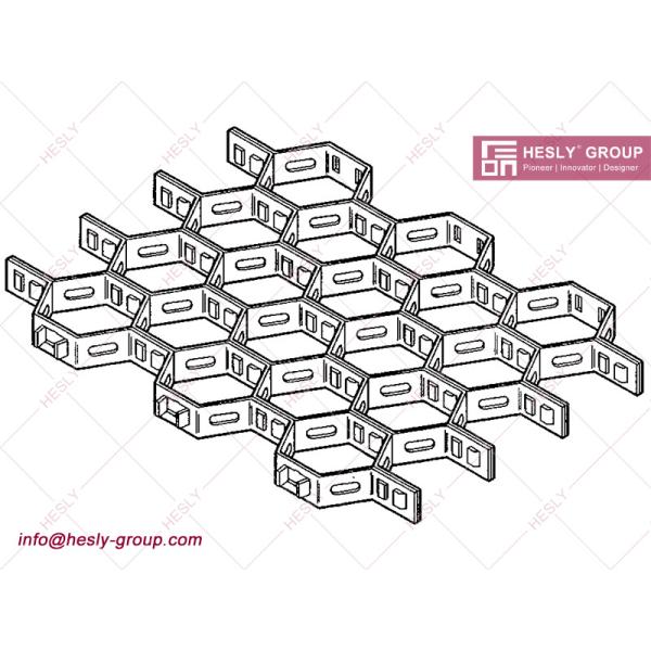stainless steel bonding hole hexmesh