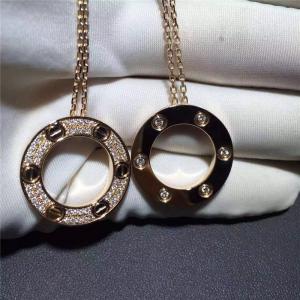 Wholesale  Love Necklace 18K Yellow Gold , Pave Diamond Necklace B7058400 from china suppliers