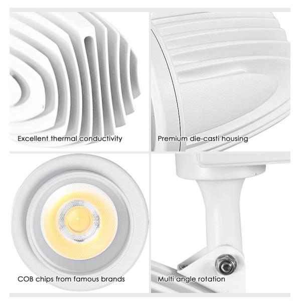 Commercial Clothing Store Surface Mounted Track Light For Home Cob