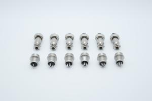 Wholesale Silver Plating M12 2p 7p Locked Wire Aviation Connector Plug Male And Female Matching from china suppliers