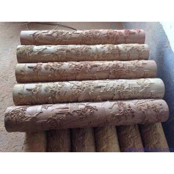 Two Head Three Dimensional Carving Flowers CNC 3D Carving