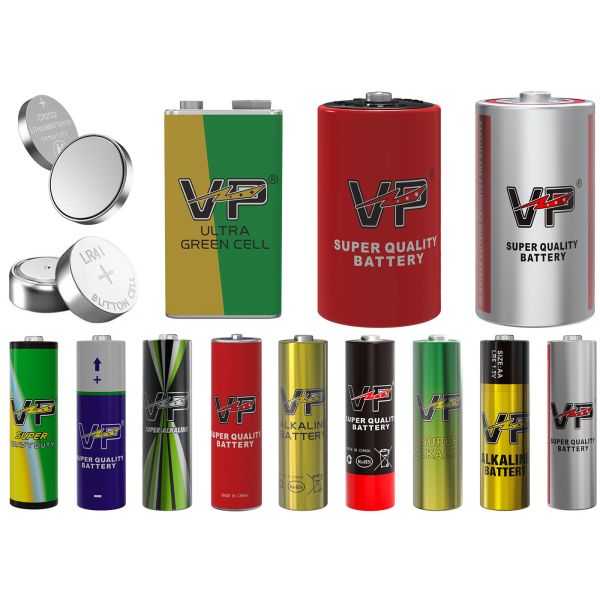 LR6 AM3 Dry Cell Battery High Power Long Lasting AA Replacement VP Battery Wholesale