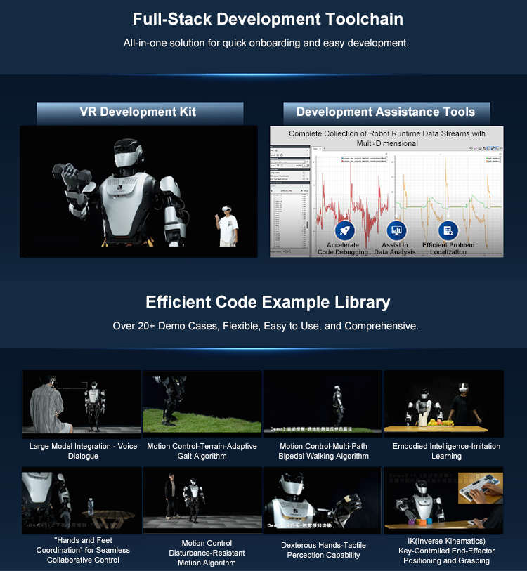 Foxtechrobot China Commercial Home Smart Educational Intelligent Robot Human-Sized Humanoid Robots for Sale
