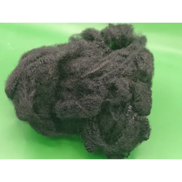 Black Polyester Staple Fiber 11d*65mm for Sound Insulation & Hard Wadding