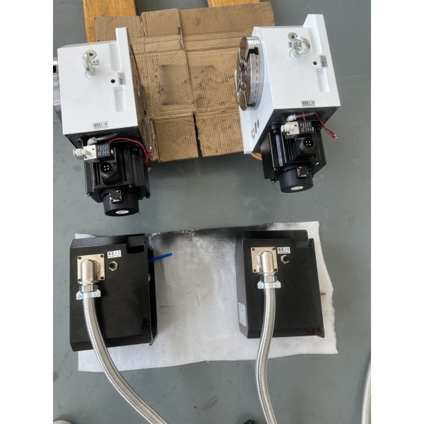 Fourth Axis Rotary Table 360 Degrees Continuous Rotation Roller Cam CNC Indexing Table