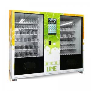Wholesale 22 Inch Touch Screen Meal Vending Machine With NAYAX Card Reader from china suppliers