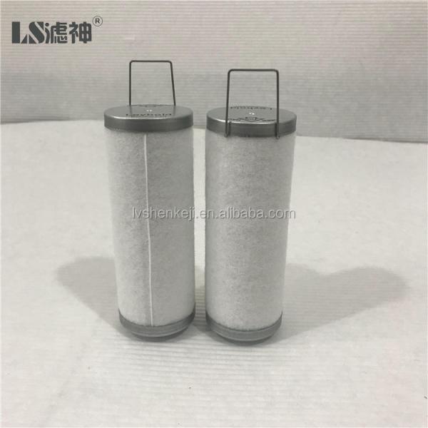 Replace the Leybold vacuum pump exhaust filter 71413280 oil mist separator