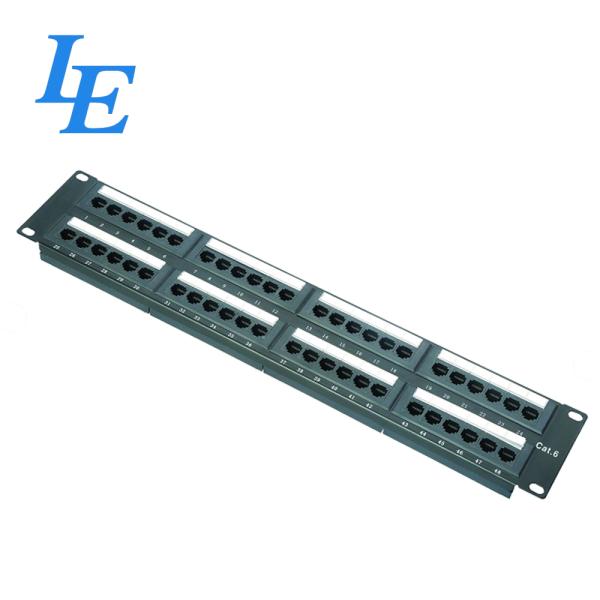 1U UTP 24 Port Cat5E Cat6 UTP Patch Panel
