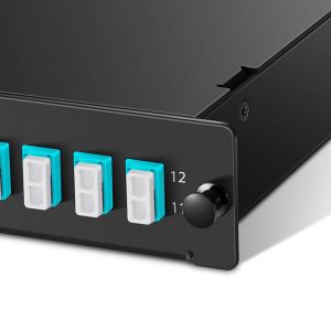 1 MTP To 6 LC Duplex Fiber Cassette enclosure 12 Fibers OM4 Multimode Type A