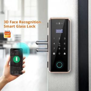 China Intelligent Biometric 3D Face Recognition Door Lock Doorbell Full Auto For Glass Door on sale