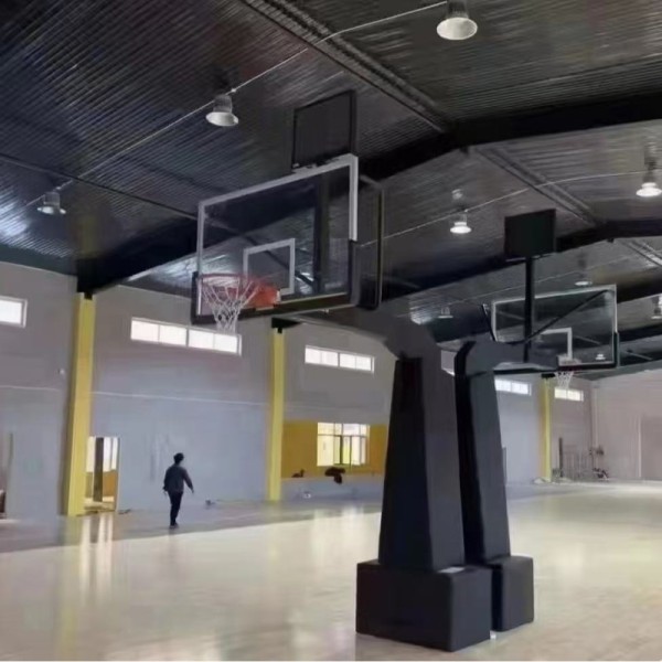 Adjustable Height Durable Construction Eco-Friendly Material Basketball Stand for School Gymnasium and Home Use