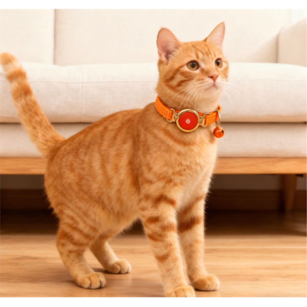 Comfortable Rechargeable Eco-Friendly Waterproof GPS Wireless Dog Collar Electronic Fence Training Nylon Plastic Orange Fashion