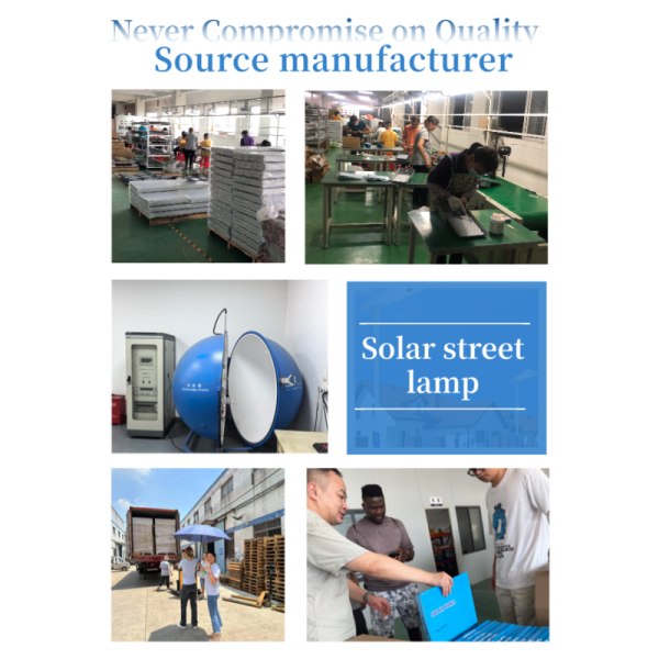 High Brightness All In One Solar Street Light IP65 with Remote Control