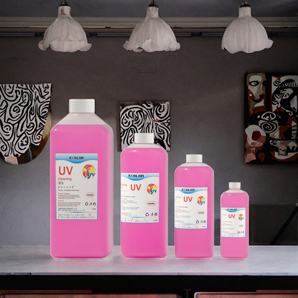 1000ML Print Head Cleaning Set UV Head Powerful Cleaning Solution for XP600 DX5 UV Printer