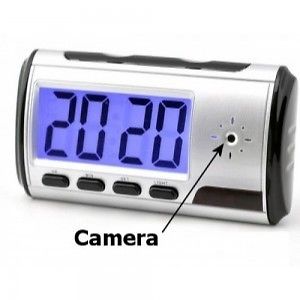 1080P Mini Wireless Indoor Security Spy Camera DVR Radio Alarm Clock Micro Hidden Nanny Cam Motion Detection DV Camcorde