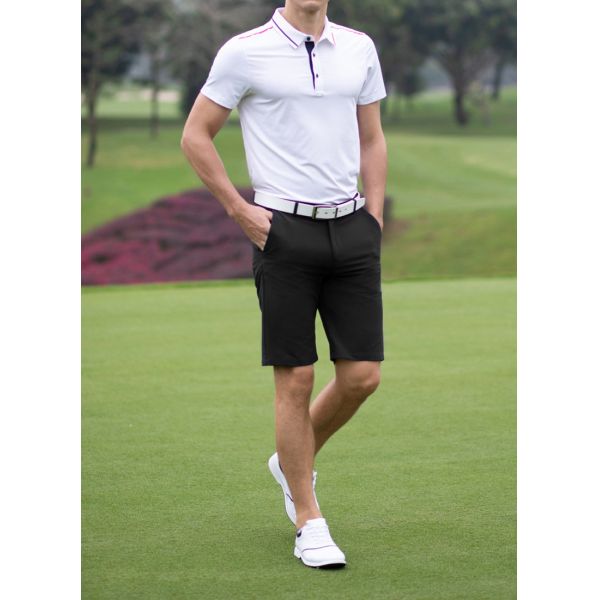 OEM Custom New Golf Shorts For Men Summer Breathable Stretch Quick Dry Athletic Sports Golf Pants Apparel For Male
