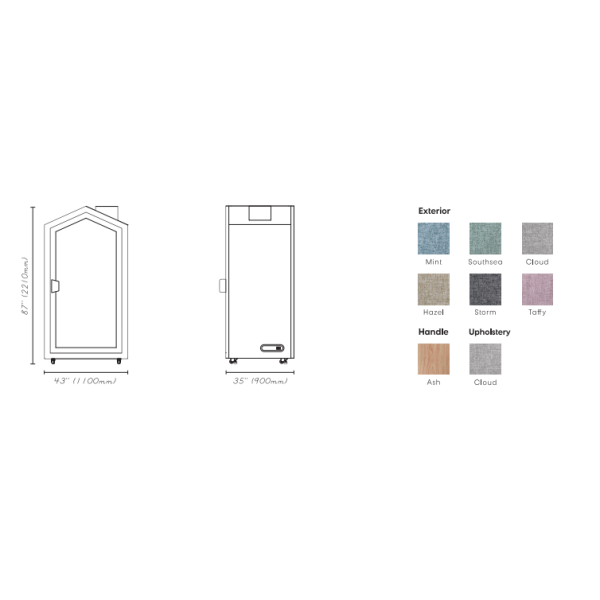 Movable Homd Private Study Pod Home Office Soundproof Efficiency Improve Focus Space House Silence Home Pod